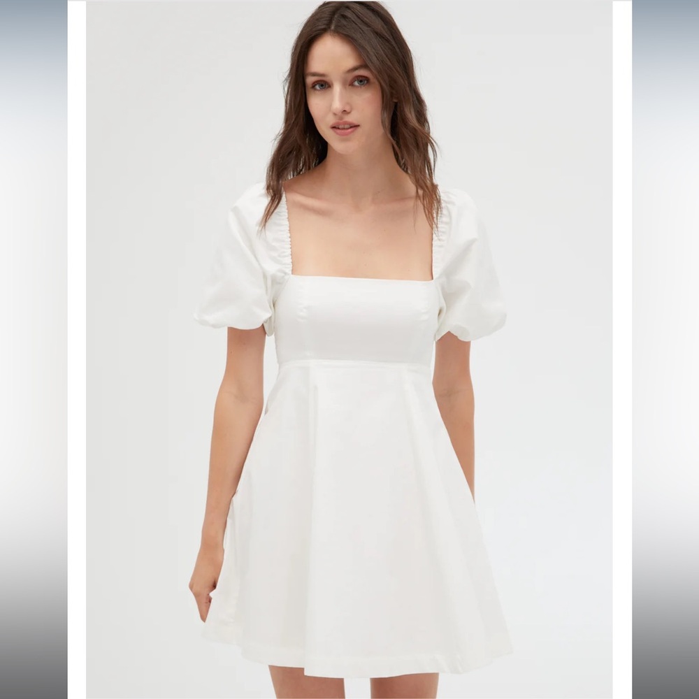 Hill House Matilda Mini Dress in White